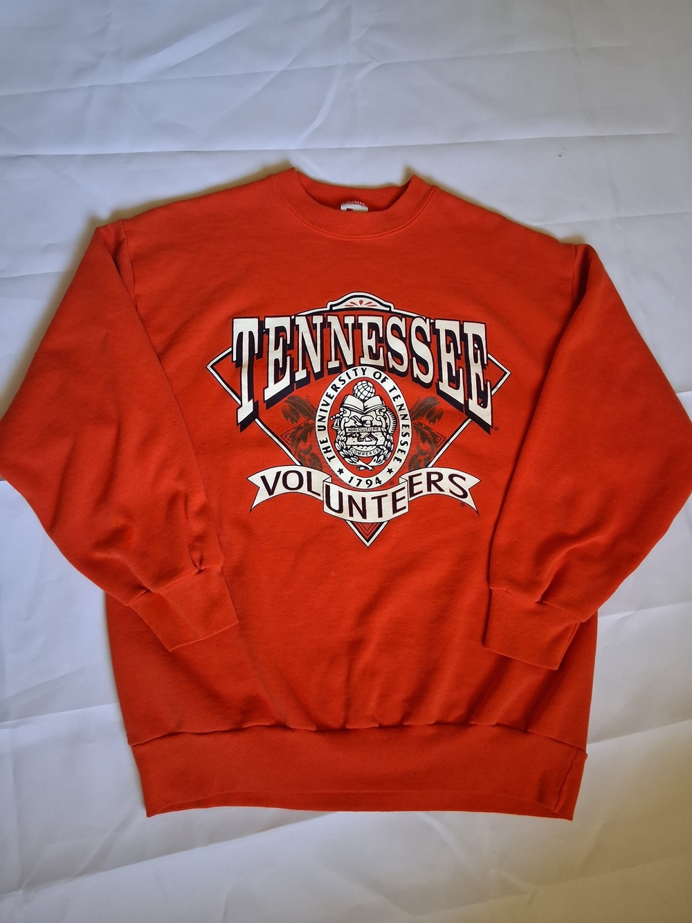 Vintage Tennessee Volunteers Orange Crewneck Sweatshirt